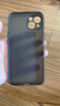 POZZO 適用蘋果13手機(jī)殼 iphone13保護(hù)套鏡頭全包超薄透明磨砂防摔軟殼男女款 深空黑 曬單實(shí)拍圖