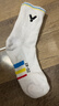 威克多（VICTOR） 勝利兒童羽毛球襪青少年加厚毛巾底運動(dòng)襪吸汗耐磨防滑透氣SK021 【中筒】SK021/E黃色 均碼 曬單實(shí)拍圖