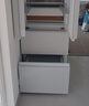 東芝（TOSHIBA）小法式420多門(mén)小戶(hù)型60cm嵌入式四開(kāi)門(mén)一級(jí)能效風(fēng)冷無(wú)霜變頻電冰箱家用國(guó)家補(bǔ)貼GR-RF420WI-PM171 曬單實(shí)拍圖