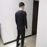 貓人（MiiOW）純棉秋衣秋褲男士套裝圓領(lǐng)薄款保暖內衣女修身打底棉毛衫冬季 男士V 領(lǐng)-黑色 2XL 曬單實(shí)拍圖