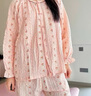 婧麒（JOYNCLEON）月子服純棉秋冬產(chǎn)后哺乳孕婦睡衣產(chǎn)婦家居服套裝 粉L Jyz188839 曬單實(shí)拍圖