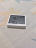 得力（deli）室內溫濕度表 LCD\電子溫濕度計老人兒童禮物生日禮品帶鬧鐘功能 嬰兒房辦公用品 白色LE502-WH 曬單實(shí)拍圖