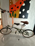 大行（DAHON）20英寸鉻鉬鋼7速男女式學(xué)生復古單車(chē)HAC072 橄欖綠 曬單實(shí)拍圖