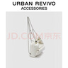 URBAN REVIVO2026春季新款女氣質(zhì)小香風(fēng)菱格雙肩背包UAWB50167+ 米白 曬單實(shí)拍圖