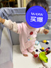 巴拉巴拉嬰兒衣服連體衣秋裝寶寶兒童包屁衣假兩件時(shí)髦潮男童女童嬰童衣服 粉紅60039 80cm 曬單實(shí)拍圖