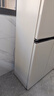 美的（Midea）首創(chuàng)45cm超薄嵌入餐邊柜家用客廳冰箱左餐右廚大容量底部散熱十字四開門國家補(bǔ)貼BCD-427WUSGPZM 曬單實(shí)拍圖