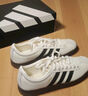 adidas T頭鞋 VL COURT復古板鞋德訓鞋男女阿迪達斯輕運動(dòng) 漢玉白/黑色/樹(shù)脂黃   39 曬單實(shí)拍圖