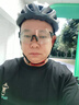 防霧變色日夜兩用騎行眼鏡登山運動(dòng)跑步自行車(chē)防風(fēng)鏡公路山地護目 黑框變黑灰 贈鏡包鏡布 曬單實(shí)拍圖