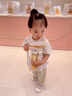 babycare兒童水杯嬰兒學(xué)飲杯6個月以上寶寶水杯防摔水壺防嗆 吸管杯洛克黃 曬單實(shí)拍圖