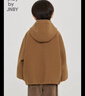 jnby by JNBY江南布衣童裝綿羊毛秋冬呢大衣短款連帽外套男女童兒童1NA810610 748淺豆黃 150 cm 曬單實(shí)拍圖
