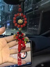 高檔朱砂菩提蓮花汽車(chē)掛件車(chē)內車(chē)載吊墜本命年車(chē)掛飾平安禮物 典藏級朱砂菩提蓮花 曬單實(shí)拍圖