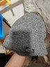 MISSION UV純羊毛保暖毛線(xiàn)帽秋冬加厚針織帽冷帽冬帽戶(hù)外護耳防寒帽子男冬季 曬單實(shí)拍圖