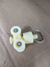 勁功（JINGGONG）小車滑輪/塑料尼龍輪/風批吊輪/流水線電批滑輪/吊滑輪/窗簾滑輪 米黃色 (5個) 曬單實拍圖