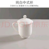 國濤骨瓷會(huì )議杯辦公純白茶杯陶瓷辦公杯定制logo帶蓋介杯印字水杯商務(wù) 中式杯360毫升 曬單實(shí)拍圖