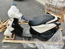 YAMAHA巧格iPLUS125新款ZY125T-17-16踏板車電噴外賣小綿羊雅馬哈摩托車 巧格i125/前碟剎/白色 曬單實(shí)拍圖