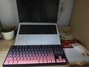 邁從（MCHOSE）G87 V2/K87S旋鈕無(wú)線(xiàn)機械鍵盤(pán)電競游戲客制化有線(xiàn)/藍牙三模gasket結構全鍵熱插拔辦公 G87 黑莓粉漸變側刻 熾焰軸 曬單實(shí)拍圖