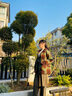俞兆林（YUZHAOLIN）洋氣媽媽毛衣外套開(kāi)衫中老年女秋冬大碼毛呢絨夾克不起球 綠色 L （105-120斤） 曬單實(shí)拍圖