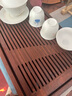 祥福 茶盤(pán)竹制功夫茶具茶盤(pán)日式家用大小號干泡竹托 儲排水式單層茶海 優(yōu)逸 大號(排水) 曬單實(shí)拍圖