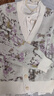 播商場(chǎng)同款Houzichao聯(lián)名刺繡印花毛衣24冬針織開(kāi)衫女BDR4UD3846 P24木槿花 M 曬單實(shí)拍圖
