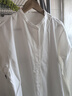 無(wú)印良品（MUJI）Labo 女式 起毛斜紋 連衣裙 女裝裙子冬季長(cháng)裙純棉 AF00NA4A 白色 XL （165/92A） 曬單實(shí)拍圖
