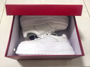 波爾諦奇（BOERDIQI）頭層牛皮2025秋冬新款小白鞋厚底增高輕便休閑鞋女鞋板鞋 白色 38 曬單實(shí)拍圖