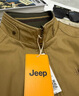 吉普（JEEP）美國正品高端美式立領(lǐng)夾克男士春秋中年雙面穿寬松外套上衣服秋冬 卡其色 【官方正品】 XL 推薦 140-155斤 曬單實(shí)拍圖