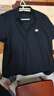 海瀾之家（HLA）polo衫男短袖上衣夏季商務(wù)休閑涼感透氣簡(jiǎn)約翻領(lǐng)體恤純色百搭半袖 親膚舒適透氣-黑色D6 L (175) 建議69-75kg 曬單實(shí)拍圖