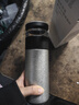 京東京造鈦健康保溫杯純鈦茶隔【茶水分離】男女士高檔大容量 冰花漆500ml 曬單實(shí)拍圖
