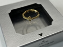 周大福四芒星足金黃金戒指開(kāi)口戒女送生日禮物EOF1565情人節禮物 約2.4g計價(jià)(工費260) 曬單實(shí)拍圖