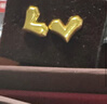 周大生（CHOW TAI SENG）黃金耳飾怦然心動(dòng)小心意足金5G愛(ài)心幾何耳釘送女友生日禮物1.32g 曬單實(shí)拍圖