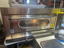 樂(lè )億創(chuàng  )烤箱商用電烤箱大型商用烤箱烤披薩蛋撻面包蛋糕月餅燒餅大尺寸燃氣煤氣液化氣烤箱擺攤用雙層三層 【通電旋鈕款可定時(shí)】一層一盤(pán) | 220V 曬單實(shí)拍圖