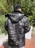 荶噶勞保棉襖男軍大衣冬季加絨加厚冷庫防寒服棉服工作服迷彩棉衣外套 黑鷹迷彩【帶棉帽】 165 適合【95-115】斤 曬單實(shí)拍圖