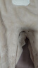 戴維貝拉（DAVE＆BELLA）新生兒爬服嬰兒連體衣0-6個(gè)月寶寶衣服冬季新款牛奶絨男寶睡衣 卡其色【現貨】 90cm （建議身高80-90cm） 曬單實(shí)拍圖