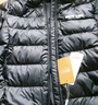 雪中飛兒童羽絨服輕薄保暖外套2025新款男女童裝秋冬季上衣 黑色 150 曬單實(shí)拍圖