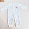 貝比嬰兒連體衣純棉a類(lèi)秋季男女寶寶長(cháng)袖衣服嬰幼兒開(kāi)襠哈衣爬服 Q8078藍色 90cm 15-22個(gè)月 身高80-90CM 曬單實(shí)拍圖