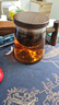 泥也茶杯泡茶杯茶水分離杯子玻璃茶杯觀(guān)山辦公室高檔茶杯個(gè)人專(zhuān)用男士 曬單實(shí)拍圖