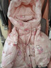 巴拉巴拉【hellokittyIP】女童羽絨服冬裝三麗鷗外套防護保暖時(shí)尚 紅色調00366-白鴨絨 90cm (90cm充絨量59g) 曬單實(shí)拍圖