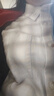 優(yōu)衣庫女裝法蘭絨箱型襯衫/格紋美式復古479085 01 乳白色 M /160/84A 曬單實(shí)拍圖