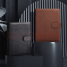 得力（deli）25K100張筆記本子 活頁(yè)本內頁(yè)可拆卸皮面本233*178mm 黑色3151 曬單實(shí)拍圖