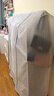 沐家（MUJIA）防塵罩落地衣架簡(jiǎn)易單雙桿遮衣罩大衣物掛衣罩收納防塵袋 半透明130*50*150cm[不含衣架] 曬單實(shí)拍圖