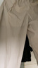 優(yōu)衣庫(kù)女裝休閑廓形長(zhǎng)褲/系腰帶彎刀鐮刀褲子481028 481028/02淺灰色 S /155/62A 曬單實(shí)拍圖