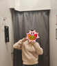 優(yōu)衣庫(kù)女裝仿羊羔絨搖粒絨休閑開(kāi)衫長(zhǎng)袖寬松外套25秋冬新款479616 08 深灰色 M /160/84A 曬單實(shí)拍圖
