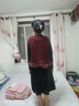 喜雅萌女童套裝秋冬季6-12歲小香風(fēng)裙子兒童女孩大童絲絨連衣裙裝 套裝[馬甲+裙子] 160 (XL) 曬單實(shí)拍圖