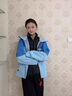 鴨鴨（YAYA）冰殼系列沖鋒衣羽絨服三合一短款2025冬季新款戶(hù)外運動(dòng)男女外套MS 波影藍色 L (175) 曬單實(shí)拍圖