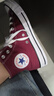 匡威（Converse）官方 All Star復古帆布鞋圣誕休閑高幫M9613C M9613C 39.5 曬單實(shí)拍圖