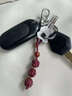易水閣正品高含量朱砂三合六合生肖掛件汽車(chē)鑰匙扣掛件馬本命年飾品禮物 【鼠】三合六合生肖鑰匙扣 紅繩 曬單實(shí)拍圖