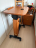 木鄰悅臺升降桌可移動(dòng)可傾斜桌面角度升降桌櫻桃木實(shí)木床邊桌 悅臺升降桌 曬單實(shí)拍圖