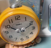 卡西歐（CASIO）學(xué)生兒童床頭鬧鈴創(chuàng  )意時(shí)尚鐘表簡(jiǎn)約臥室床頭小鬧鐘小夜燈學(xué)生鬧鐘 小米丸子鬧鐘（TQ-149-9PF） 曬單實(shí)拍圖