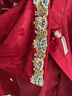 花花公子（PLAYBOY）喜慶敬酒服改良國風(fēng)新娘婚服2025新款提花秀禾服中式寬松盤(pán)扣禮服 套裝（紅色上衣 紅色半身裙）官方旗艦版 L 曬單實(shí)拍圖