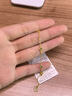 周六福（ZLF） 黃金手鏈女款5G足金車(chē)花簡(jiǎn)約碎冰冰四葉草手飾 計價(jià) 16+3cm-2.35g 曬單實(shí)拍圖